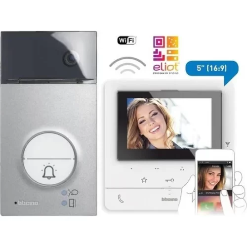 LEGRAND VIDEO DOORBELL KIT WITH 5΄΄ SCREEN AND WI-FI L3000+CLASS100 FOR 1 APARTMENT