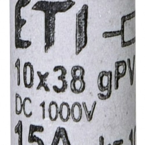 Siguranta cilindrica, CH10X38, gPV, 15A/1000V, DC UL,  002625112, ETI