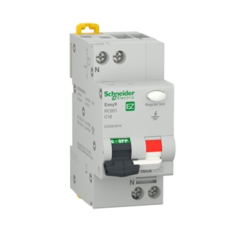 Intrerupator automat diferential RCBO Easy9 1P+N 16A/10mA tip AC Schneider EZ9D62616