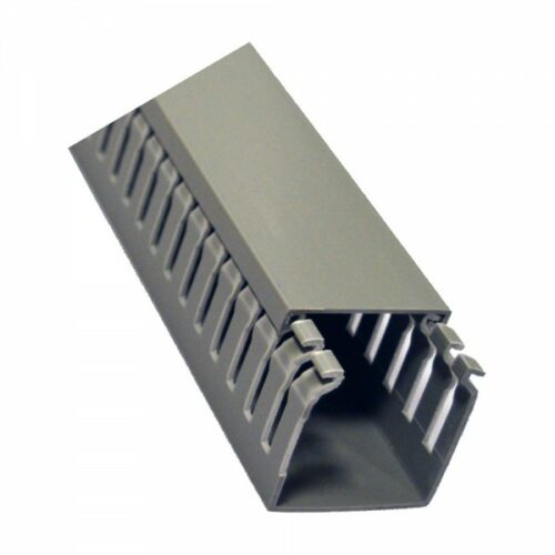 Canal Cablu, GRI, PVC, 2M, PERFORAT, 80x60mm, CX-FPR80x60G