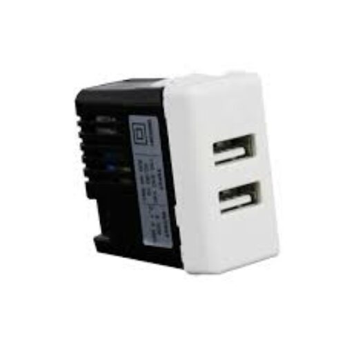 Sursa de alimentare, 2 X USB, Gewiss System, GW20361, alb