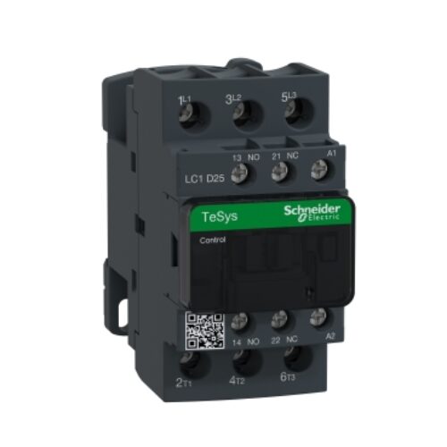 TeSys D contactor 3P 25A AC-3440V – aux 1NO+1NC – 230V 50Hz