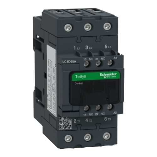 TeSys D contactor 3P 65A AC-3440V – aux 1NO+1NC – 230V 50Hz – EverLink